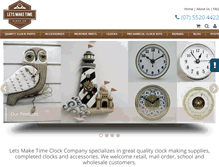 Tablet Screenshot of letsmaketime.com.au